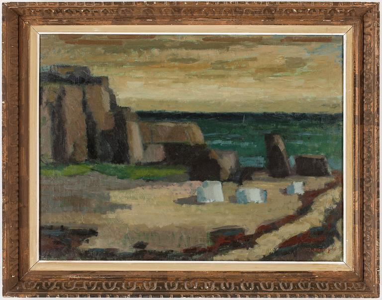 IVAR MORSING, olja på duk, signerad och daterad 1945.