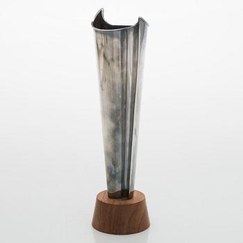 Tapio Wirkkala, a 'Liekki' (Flame) silver vase, Kultakeskus Hämeenlinna 1962.