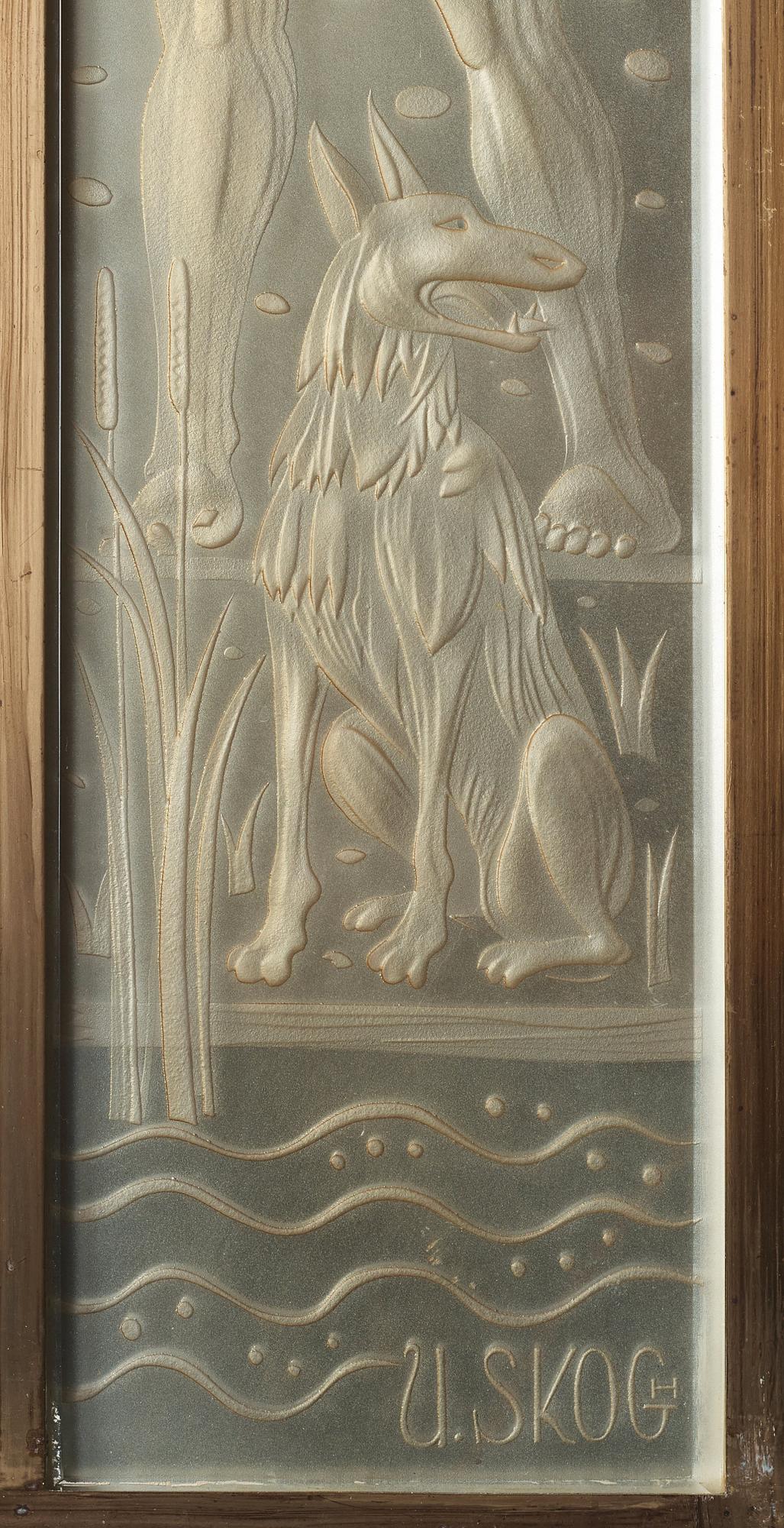 Ulla Fogelklou-Skogh, spegel, 1930-40-tal.
