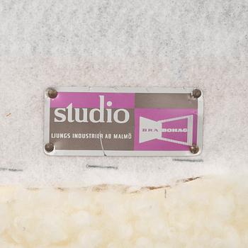 Alf Svensson, fåtölj, "Teve", Studio Ljungs Industrier AB, Malmö, Bra Bohag, 1950-tal.