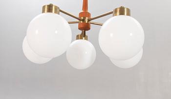 Ceiling lamp, around the middle of the 20th century.