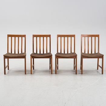 Karl Erik Ekselius, stolar, 4 st, JO Carlsson Vetlanda, 1960-tal.