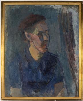 Wilgot Olson, Porträtt i blått.