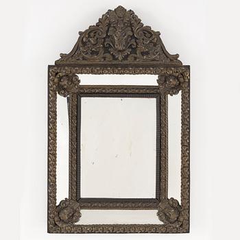 A 20th century Baroque style mirror, France.