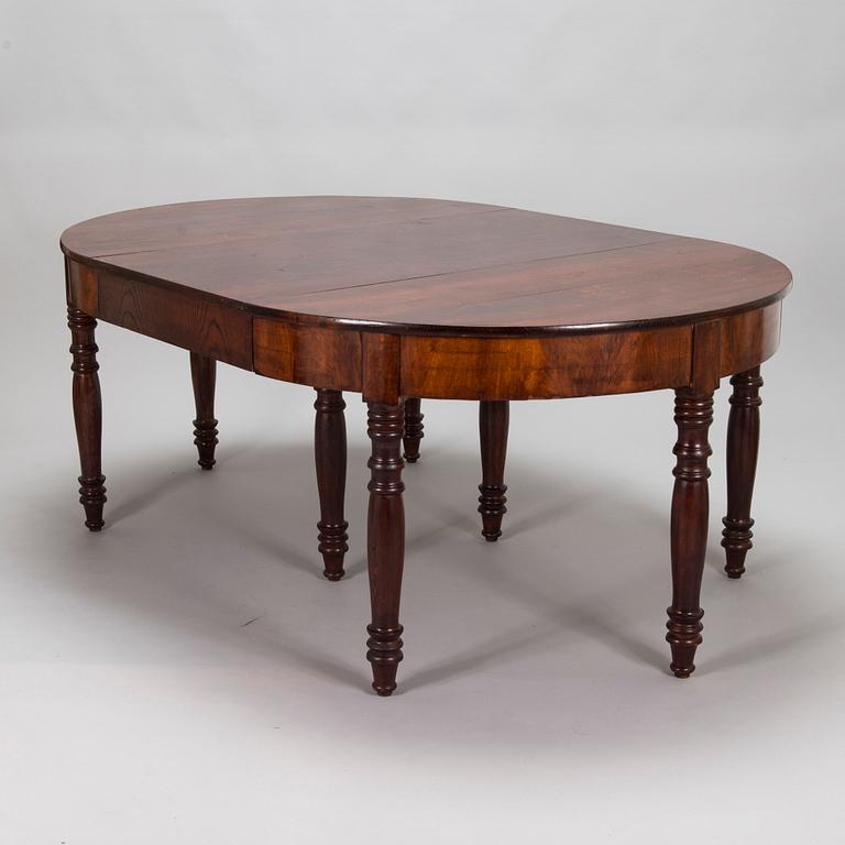 A 20th century dining table.