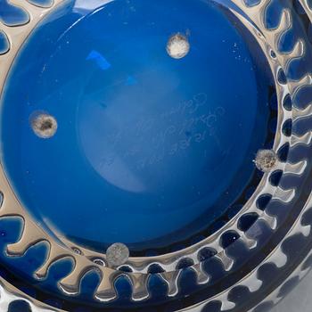 Edvin Öhrström, an "Ariel" glass bowl, Orrefors, Sweden, 1976.