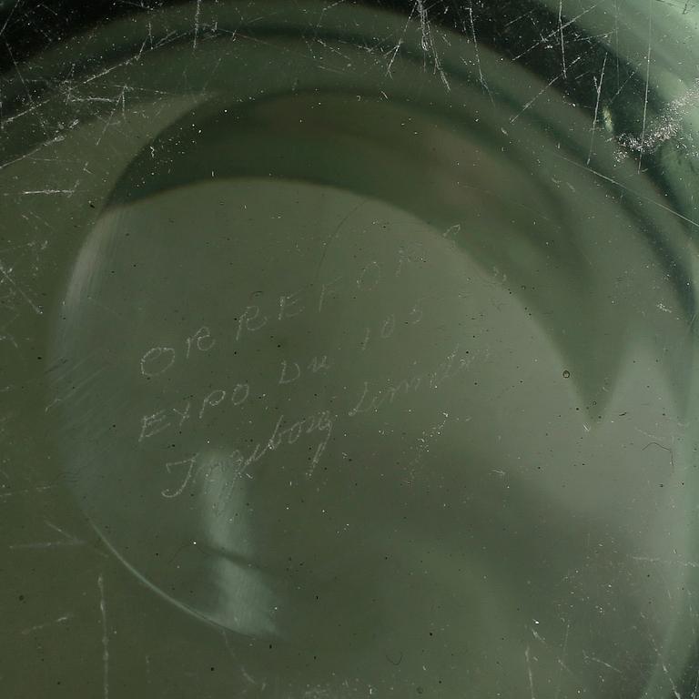 VAS, glas, Ingeborg Lundin, Orrefors.
