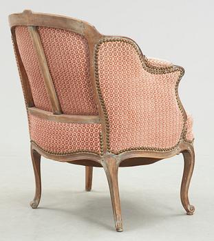 FÅTÖLJ, Louis XV-stil, 1900-talets början.