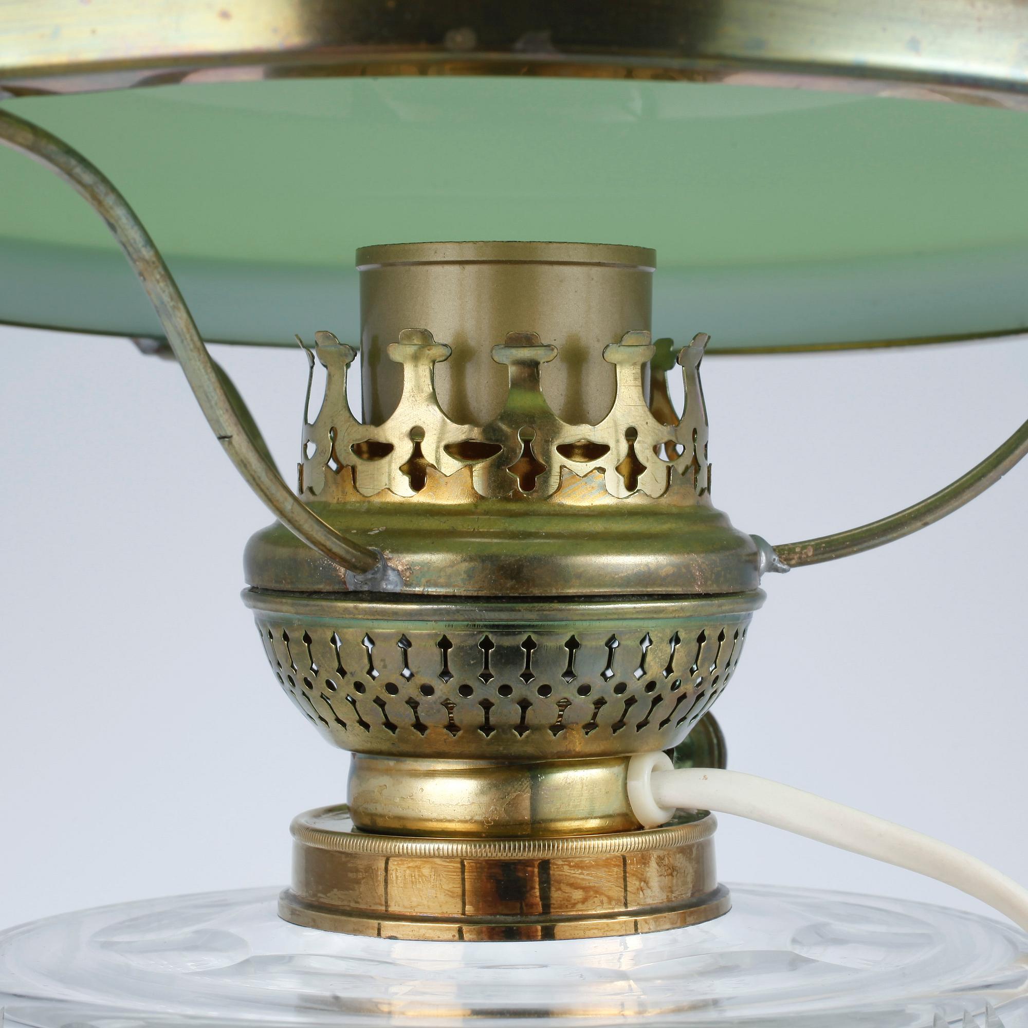 BORDSFOTOGENLAMPA, 1900-tal.