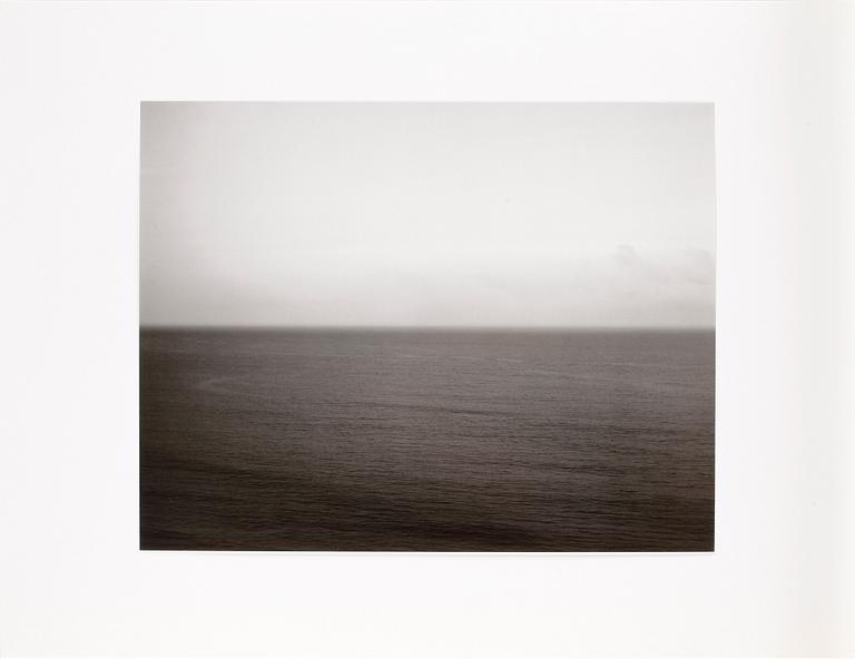 HIROSHI SUGIMOTO, offsetlitografi, osign, Nr 355 "Caribbean Sea Yucatan 1990".