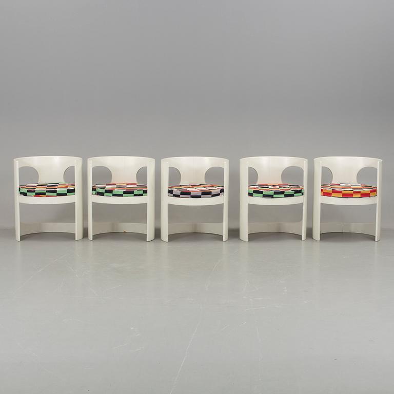 ARNE JACOBSEN, "Prepop", för Asko 1968, matgrupp, 6 delar.