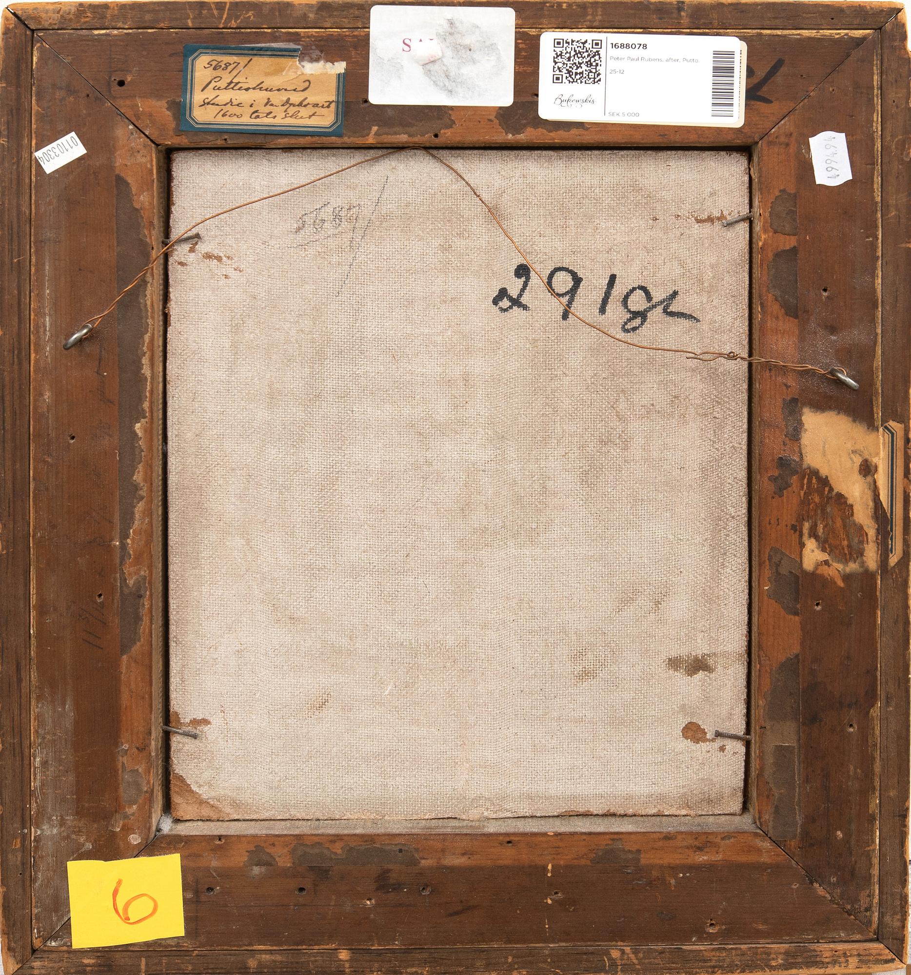 Peter Paul Rubens, after, Putto.