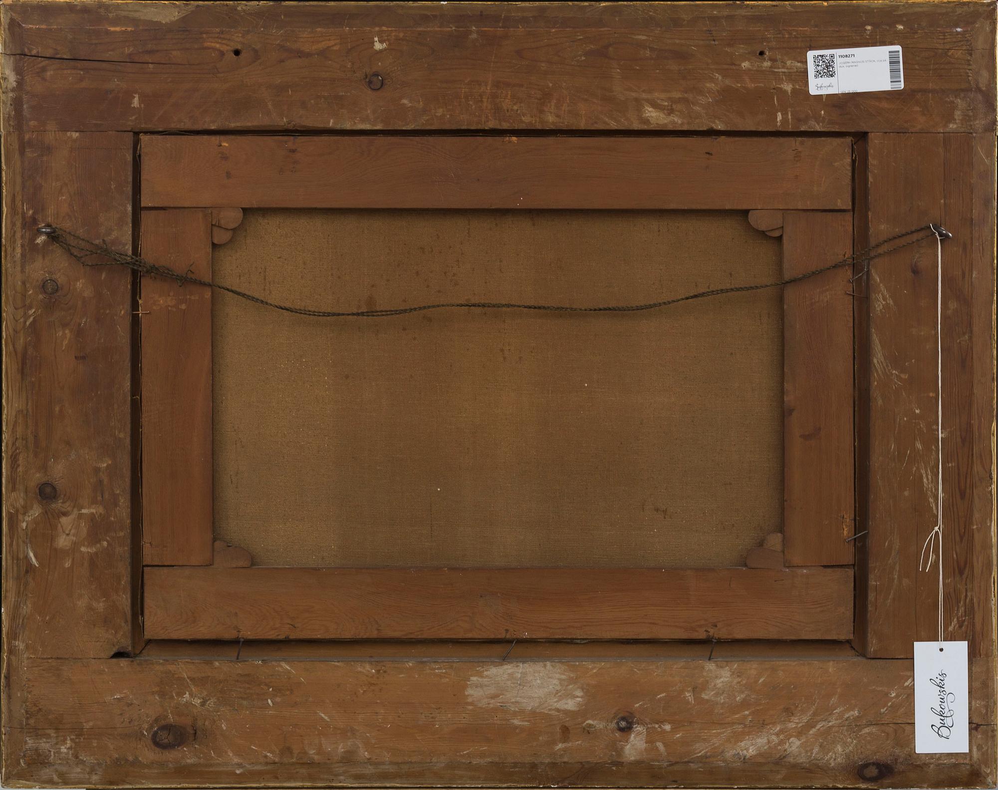 JOSEPH MAGNUS STÄCK, oil on canvas, signed and dated 1867.