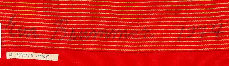 Eva Brummer, rug/ ryarug for Friends of Finnish Handicraft. Circa 200 x 120 cm.