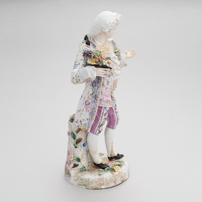 Figuriini, Meissen, posliini, Saksa, 1800-luku.