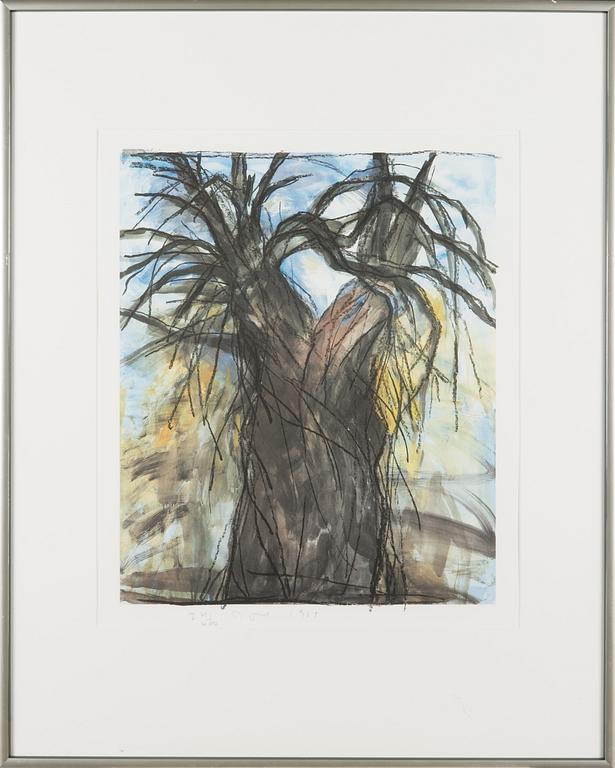 Jim Dine, offset, signeerattu ja päivätty 1985, numeroitu 241/400.