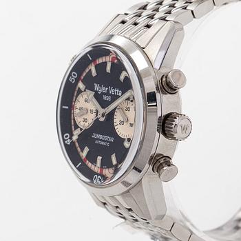 Wyler Vetta, Jumbostar, armbandsur, 40 mm, stål, automatisk.