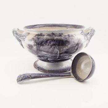 Servis 89 dlr earthenware "Lorraine" S&Co around 1900.