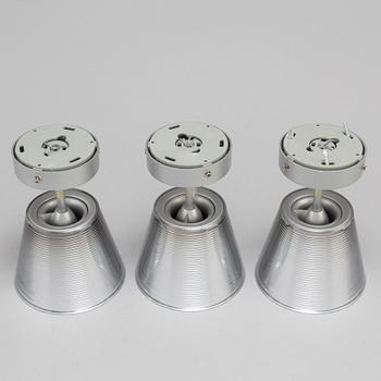 PHILIPPE STARCK, "Romeo Babe", a set of three ceiling lights.