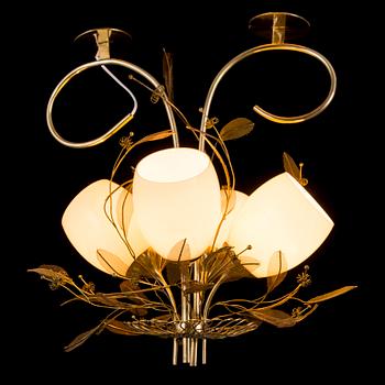 A mid 20th century chandelier for Taito, Finland.