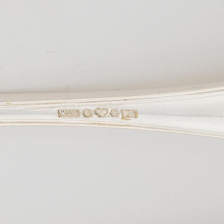 A 99-piece silver model G cutlery service, mark of W.A. Bolin, Stockholm, including 1950.