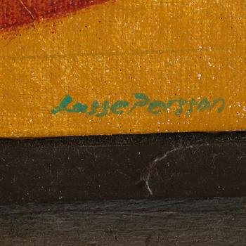 LASSE PERSSON, akryl på duk, signerad.