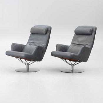 Kenneth Bergenblad, a pair of 'Superroto' armchairs, Dux.