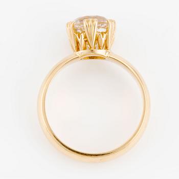 Ring, Alton, 18K guld med vit sten.