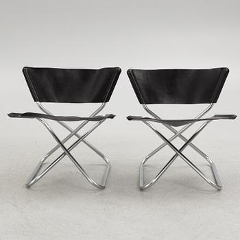 Erik Magnussen, fåtöljer, ett par, "Z-down chairs", Torben Ørskov, Danmark, ca 1968.