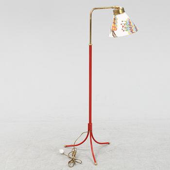 Josef Frank, a model 1842 brass floor light, Firma Svenskt Tenn.