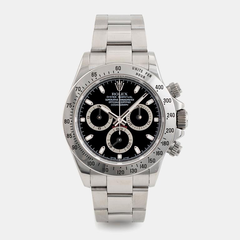 Rolex, Cosmograph, Daytona, wristwatch, chronograph, 40 mm.