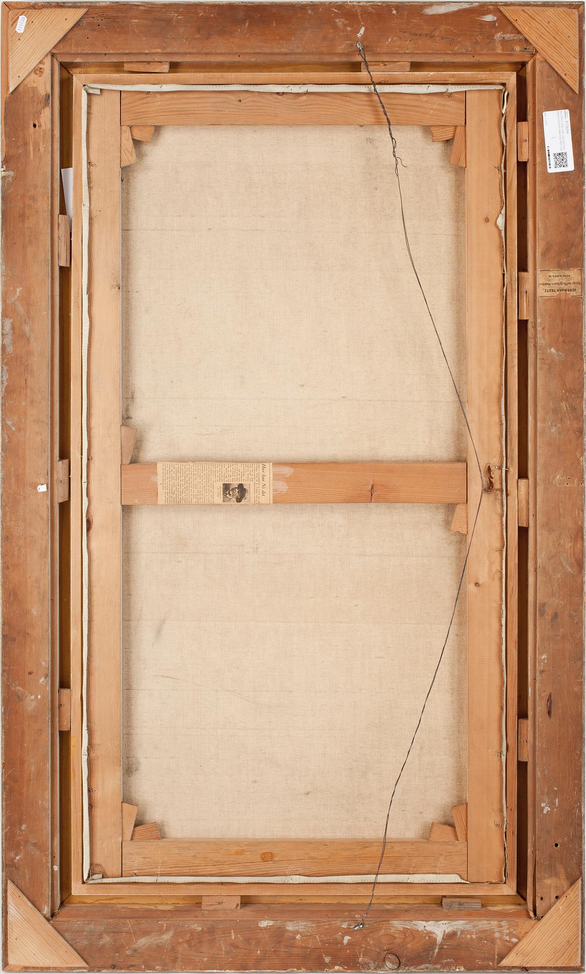 ALFRED COLLIN, olja på duk, signerad och daterad 1921.