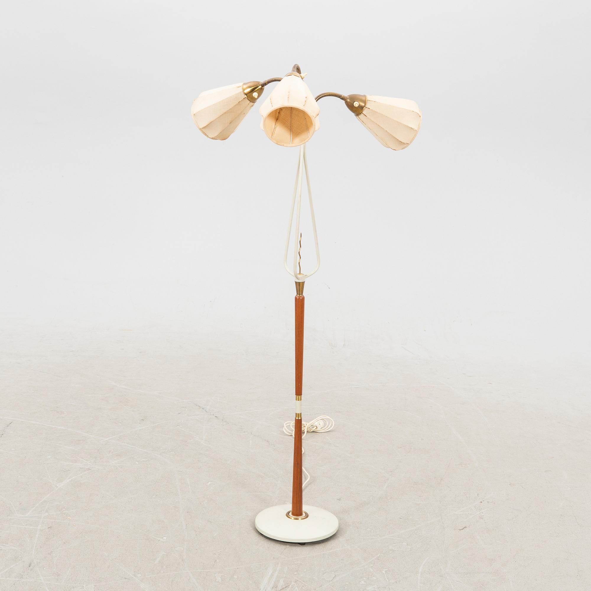 Floor lamp Möller armaturer Eskilstuna 1940/50s.
