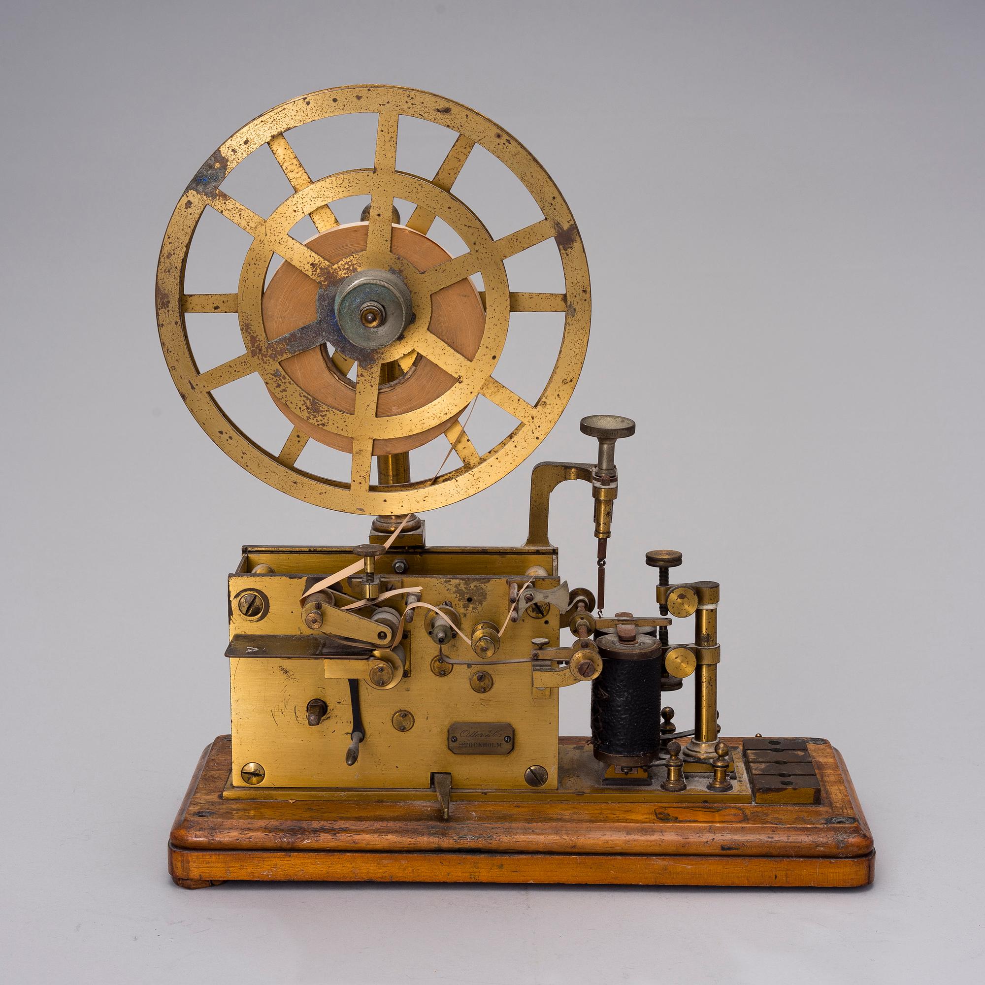 TELEGRAPH INSTRUMENTS, 3 pcs, Sweden, turn of the 20th century.