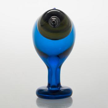 Oiva Toikka, glasfågel, signerad O. Toikka Nuutajärvi SSKK 2002.