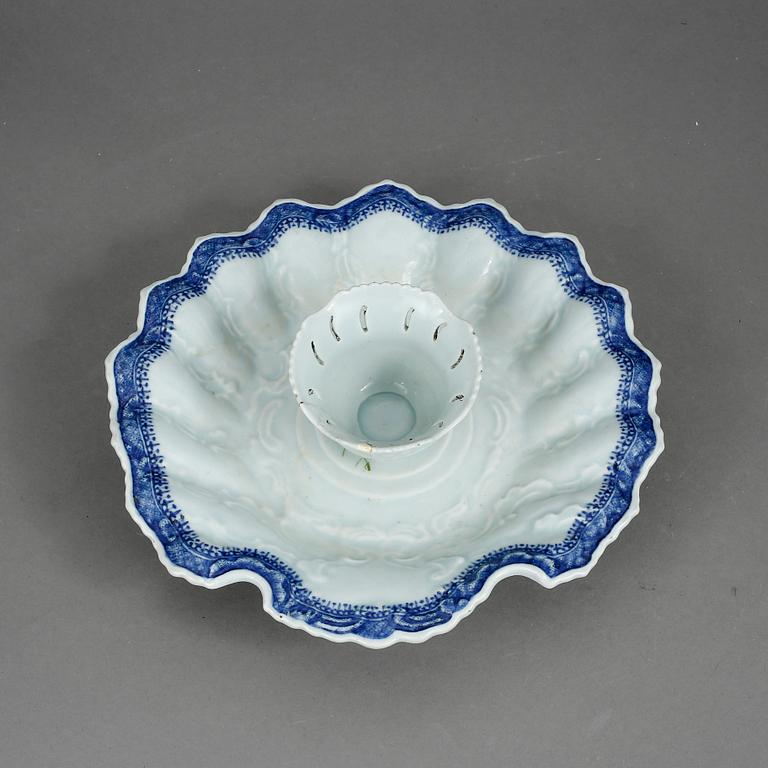 PARTI KINA, 6 delar, porslin, Kina, varav 5 st tallrikar, jiaqing, 1800-tal.