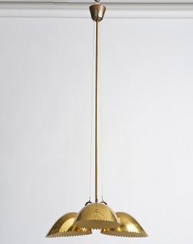 Harald Notini, taklampa, modell "11894", Arvid Böhlmarks Lampfabrik, Stockholm, 1950-tal.