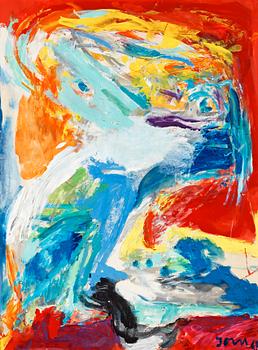 351. Asger Jorn, Composition with horse.
