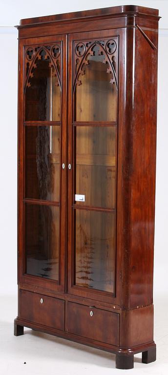 BOKSKÅP, mahogny, 1800-talets mitt.