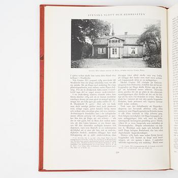 Bokverk, Svenska slott och herresäten, ny samling, 3 + 1 volymer, Natur och Kultur, Stockholm, 1932-1934.