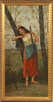 OKÄND KONSTNÄR, oljor på duk, ett par, sign
Szegö Tál.