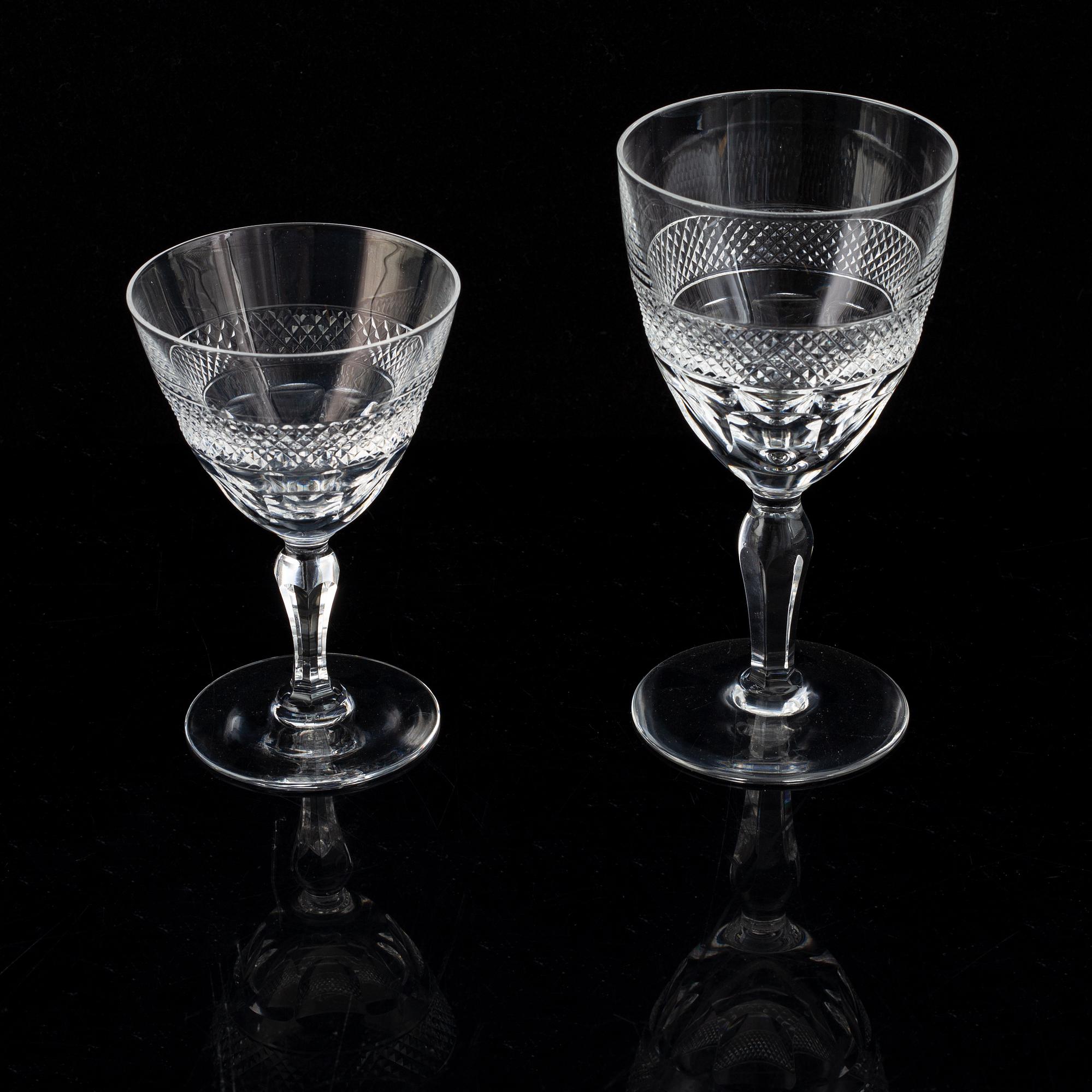 35 pieces Edward Hald, "Rio", Orrefors.