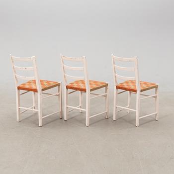 Chairs, 7 pieces, Gemla Diö, mid-20th century.