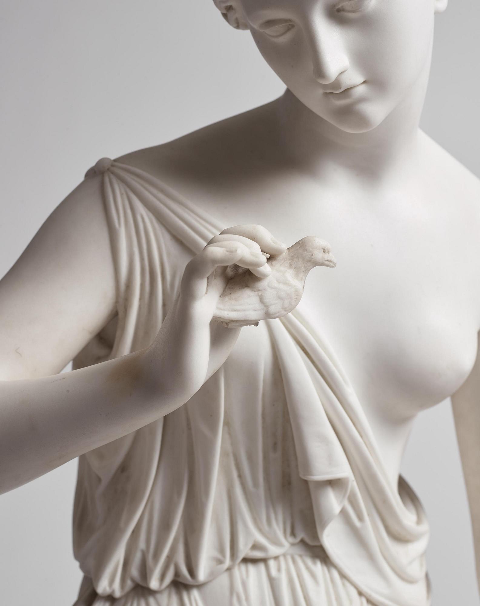 Rudolf (Ridolfo) Schadow, The Girl with Doves.