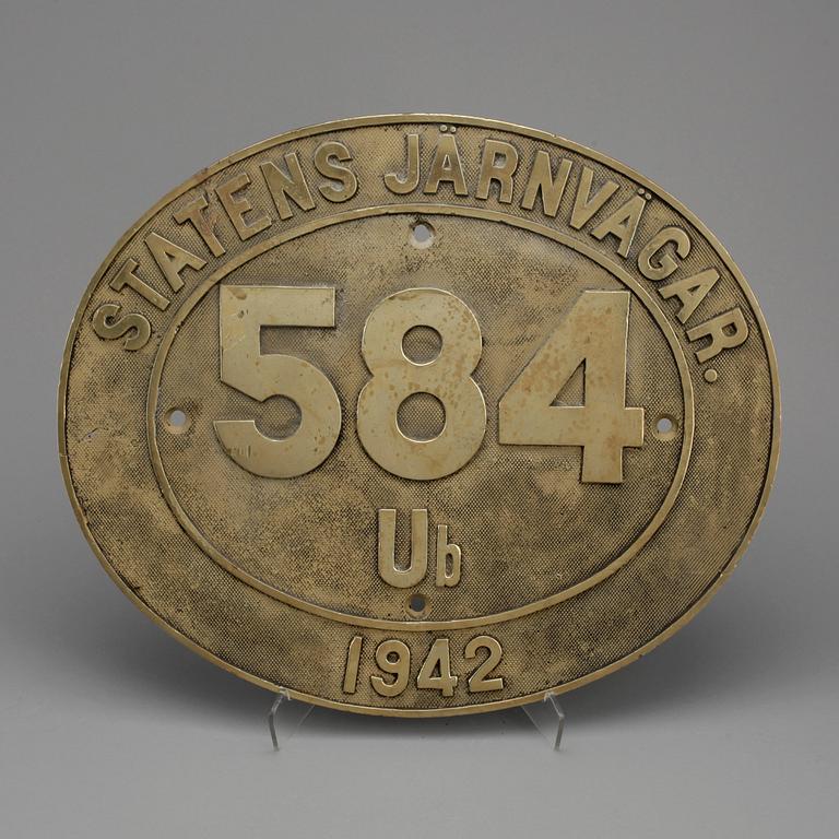 SKYLT, Statens Järnvägar, 1942.