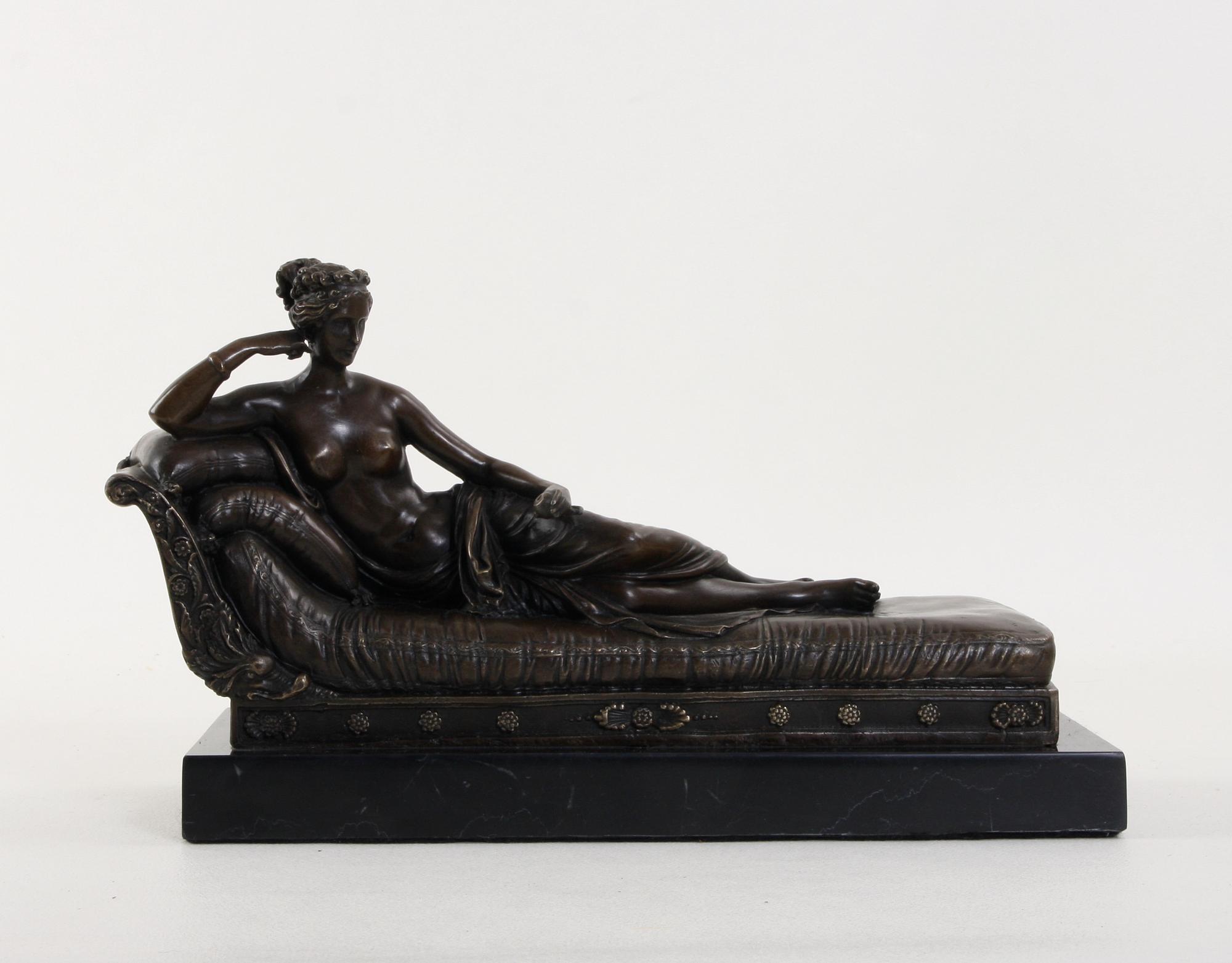 A. CANOVA, efter, skulptur, patinerad brons, bär sign, 1900/2000-tal.