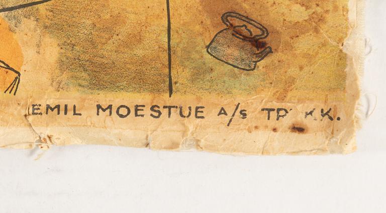 Oliver Neerland, världskarta, 1935.