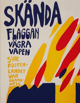 Carl Johan De Geer, "Skända Flaggan".