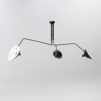Serge Mouille, taklampa, "Lampadaire", Frankrike, 2014.