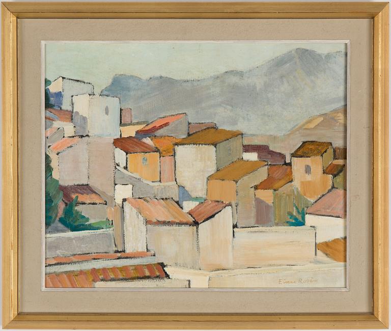 EINAR ROSÉN, oil on panel, signed.